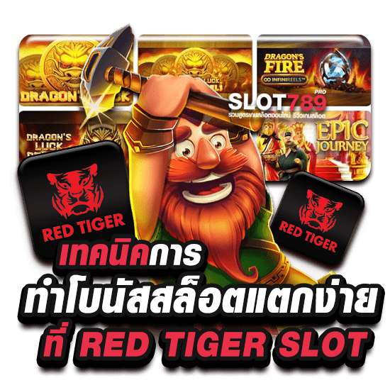 เทคนิคการทำโบนัสสล็อตแตกง่าย ที่ RED TIGER SLOT