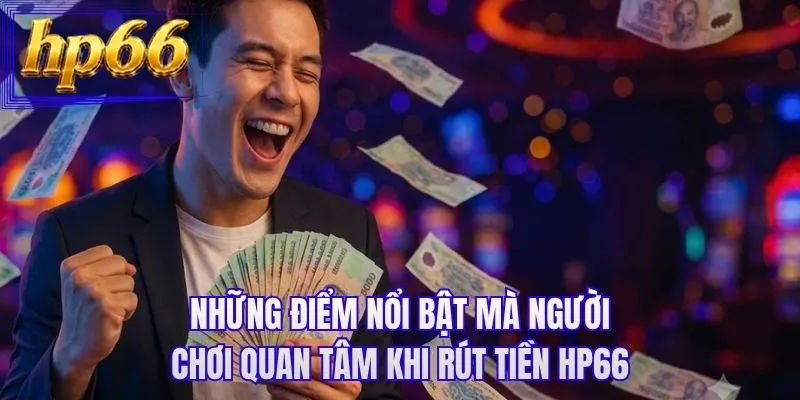 Những điểm nổi bật mà người chơi quan tâm khi rút tiền HP66